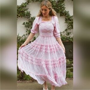 Ivy City Co Aniston Pink Dress